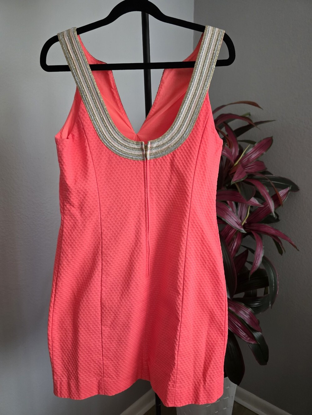 Lilly Pulitzer Junie Metallic Soutache Dress Size 4 - Picture 4 of 13